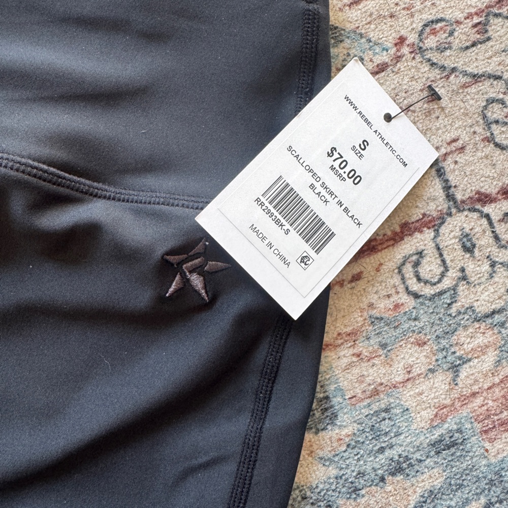Rebel Athletic Black Skirt - Picture 2 of 3